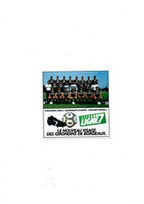 Vintage LINE-7 FOOTBALL UHLSPORT BORDEAUX TOP STICKER / STICKER