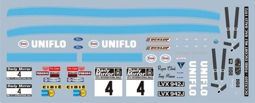 Decals ford escort - decals,
