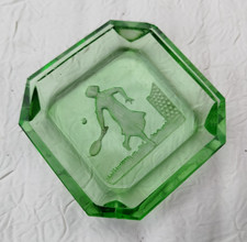 petite verrerie verte ancienne