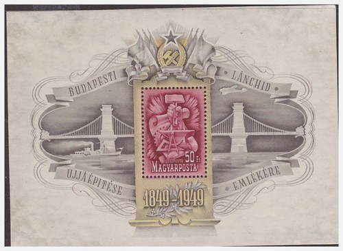 Hongrie 1949 chaînes pont - chaÎnes,