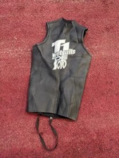 DeSoto Size 4 Green Goma T1 SpeedVest Triathlon Surf WetSuit Sleeveless