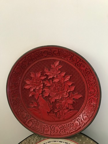 Plat assiette bronze - assiette, laque