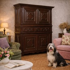 Buffet Baroque Ancien en Noyer