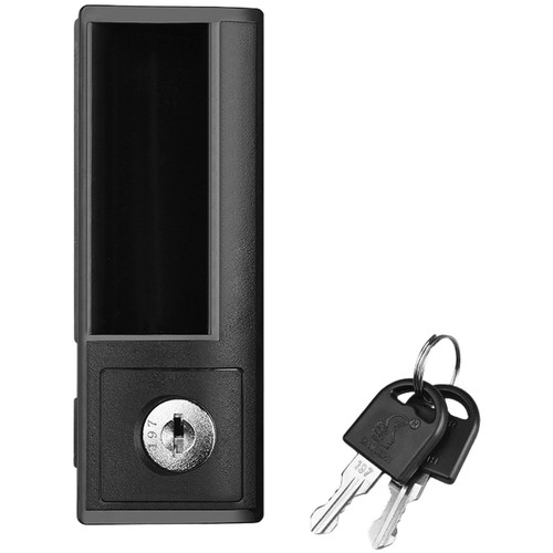 Armoire noire avec - avec, serrure