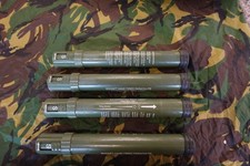 UK Military L24 A1 Hand Fired Parachute/ Prop Inert Display Only Empty Tubes