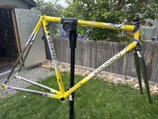 COLNAGO MASTER X-LIGHT Competition Frameset 55cm Art Decor w/Chrome Fork King HS