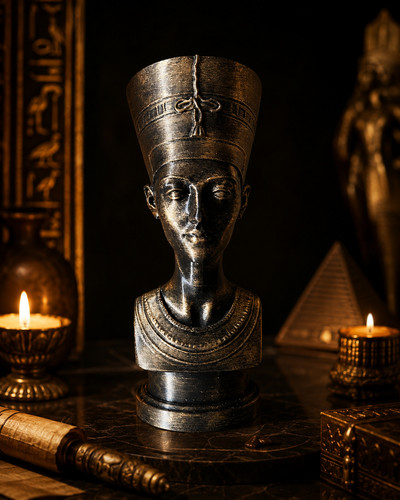 Buste néfertiti - 20, cm
