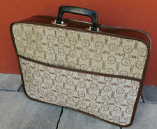 vintage 1970 DMC mulhouse VALISE ancien old suitcase koffer RETRO Dollfus-Mieg