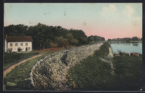 Cpa étang puits la grande - cpa, Étang-du-puits,