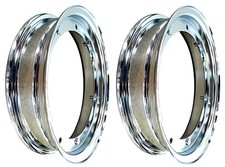 2 Jantes De 10" RMS Chromées