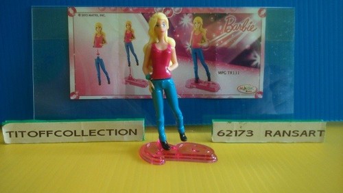 Figurine kinder barbie 2012 - barbie,