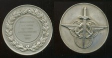 TABLE MEDAL / MEETING OF THE HANDGUN 1965 PARIS ARMY POLICE - 6 cm