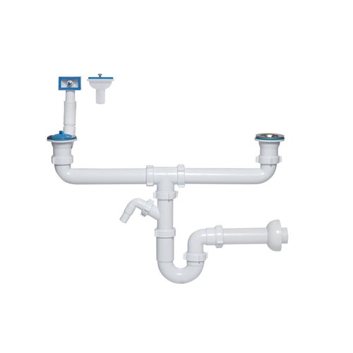Siphon pour évier bacs - 2,