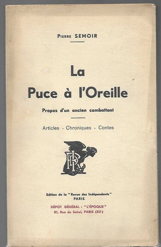 Puce l oreille - à, l'oreille