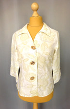 Cute Armand Thiery Affinité Slim Cotton Linen Jacket UK L FR42 US10 UK14