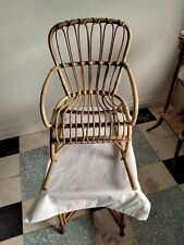 rocking chair En Rotin Pour