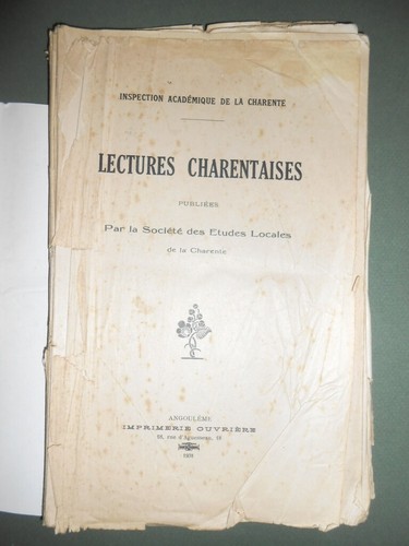 Charente lectures charentaises