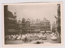 old photo ?️ Grand-Place Bruxelles 1957 vintage urban animation