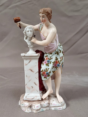 Figurine porcelaine muse - figurine,