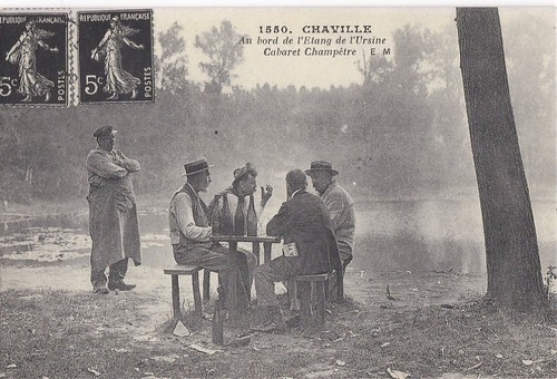 Carte postale reproduction - carte,
