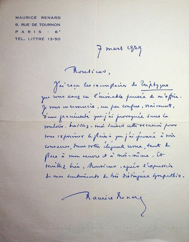 S maurice renard - ✒,