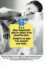 ADVERTISING 126 1995 Gaz de France bath heater