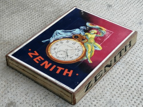 Ancienne boîte zenith montre - boîte,