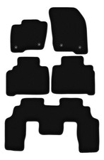 Tapis de sol en velours noir