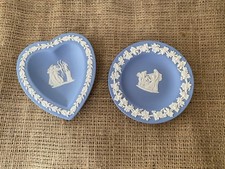 Wedgwood Blue Jasper Ware Trinket/Pin Dishes