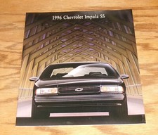 Original 1996 Chevrolet Impala SS Sales Brochure 96 Chevy