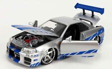 Voiture de Collection  NISSAN Skyline GTR R34 Fast and Furious au 1/24 Métal