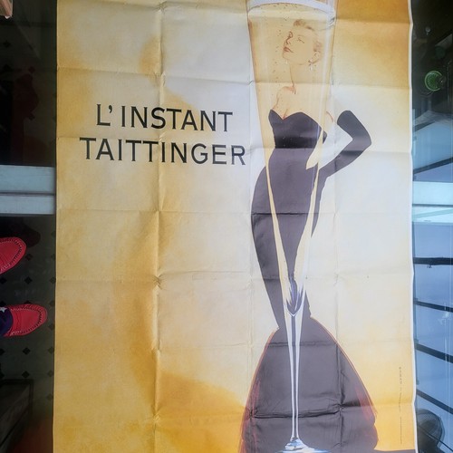 Affiche instant taittinger - affiche,