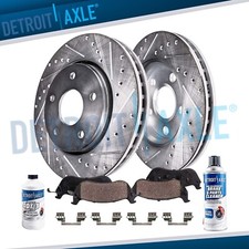 Front Drilled Rotors Brake Pads for Ford Five Hundred Taurus Freestyle Montego