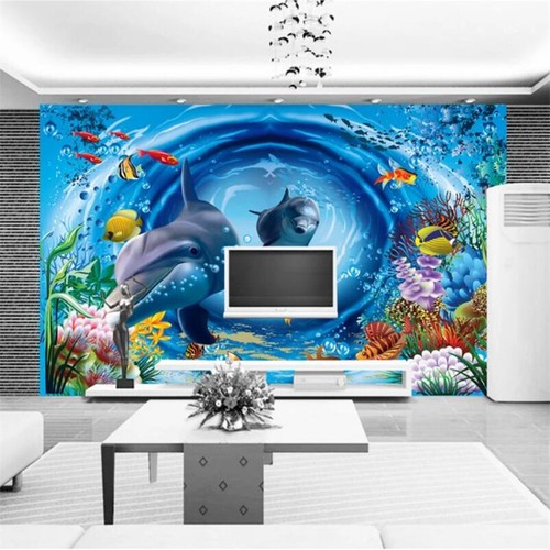 Papier peint motif chambre - papier,