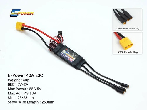 Controleur brushless esc 40a - controleur,