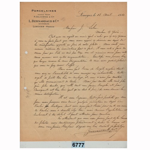 6777 cpa lettre leleu - cpa, ou