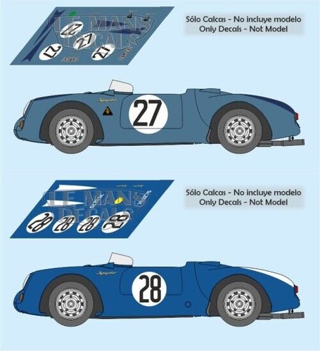 Décal porsche 550 mans - décal, rs