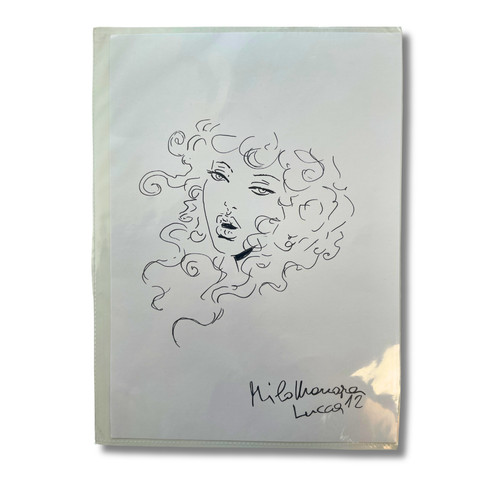 Dessin original dédicacé - original,