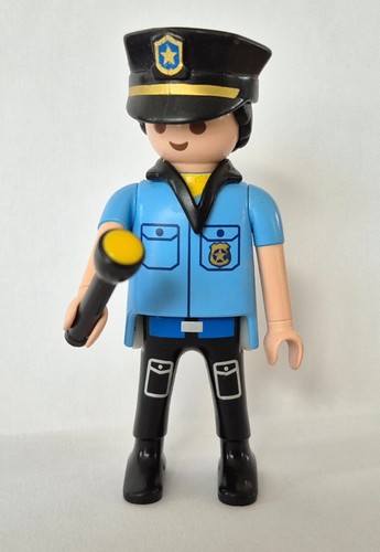Policier avec lampe torche - lampe,