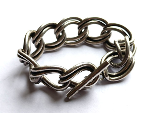Bracelet argent massif - bracelet,