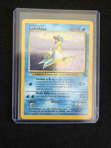 Carte pokémon lokhlass 62 - pokémon, 10/62