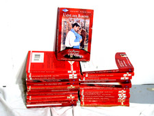 Lot 25 Livres Books Harlequin  Rouge Passion Romance Vintage 80s French #7