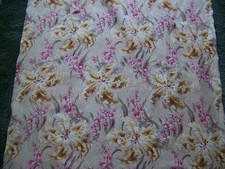 ANCIEN COUPON DE TISSU MOTIFS