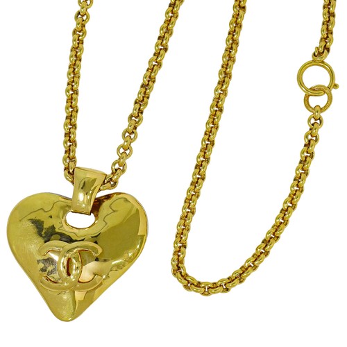 Collier plaqué cœur - plaqué, or