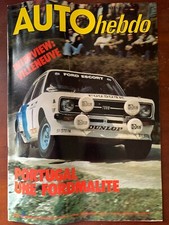 AUTO HEBDO n°155 du 15/03/1979; Interview Villeneuve/ Mitsubishi Sapporo/ Portug