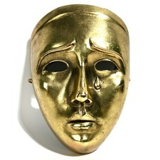 Masque mural doré style