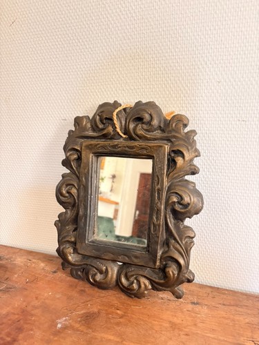 Petit miroir cadre terre cuite - cadre,