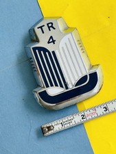 Vintage 1961-65 TRIUMPH TR4 HOOD  EMBLEM  GENUINE