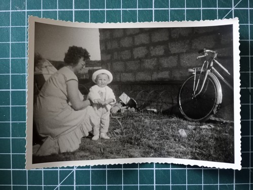 Vr354 photo circa 1950 femme - photo,