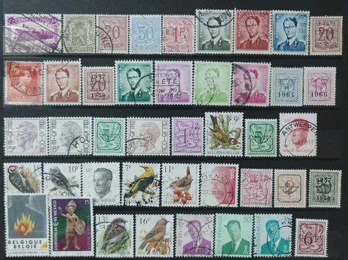 Lot timbres de belgique - de,